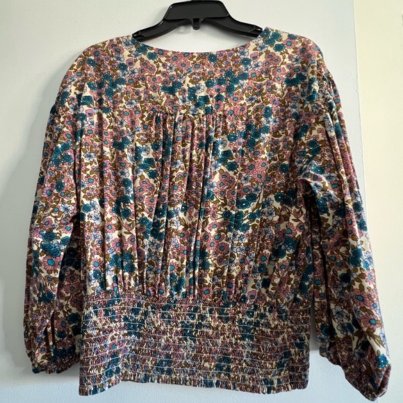 Maeve Odette Smocked Blouse - Picture 3 of 4